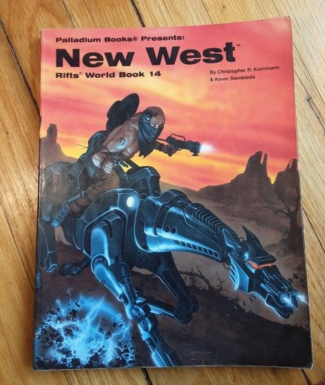 Palladium Books New West Rifts World Book 14 by Christopher R. Kornmann & Kevin Siembieda, Softcover, Pre-owned