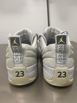 Air Jordan XII Jumpman Low Wolf Gray Size 14 EXCELENT 