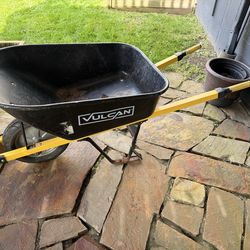 Steel wheelbarrow 6cu ft