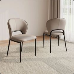 🔥 New George Oliver Modern Faux Leather Dining Chairs (Set of 2)