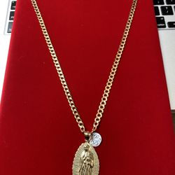 14k Chain & Charm New 26.6 Grams 