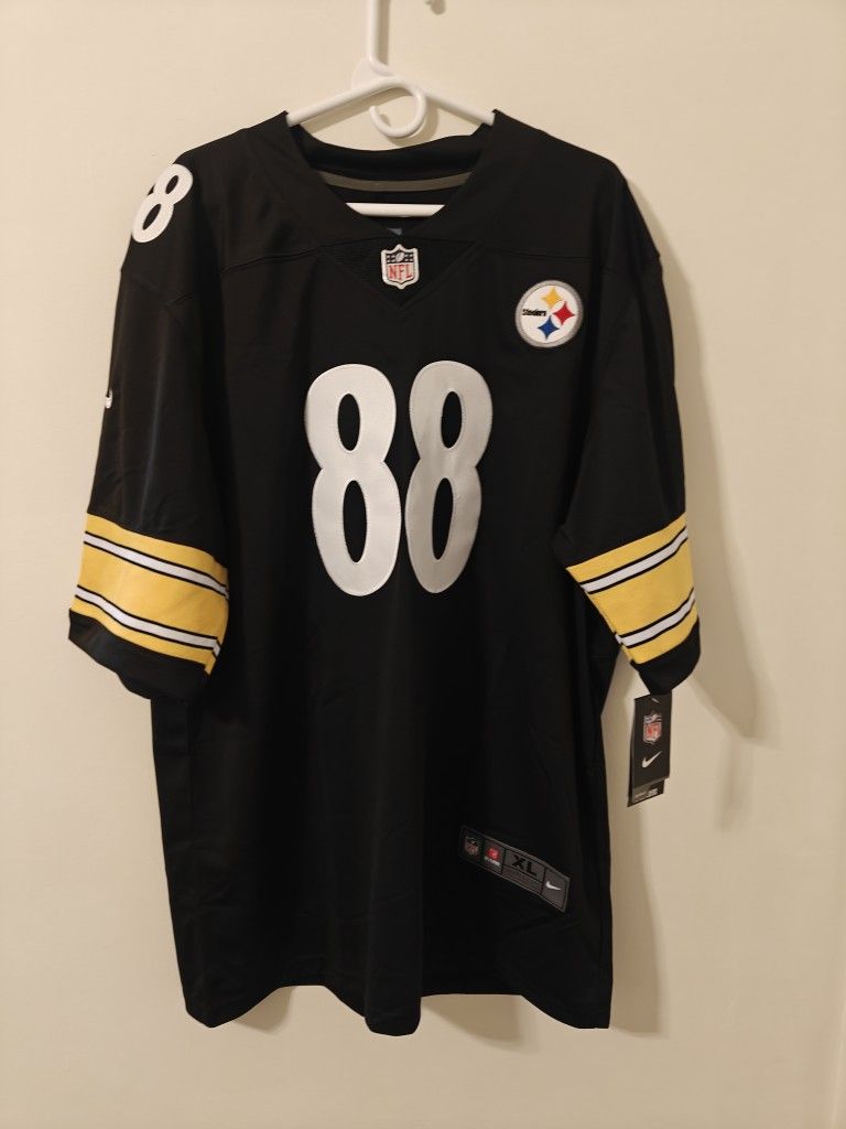 XL Black Pat Freiermuth Steelers Jersey
