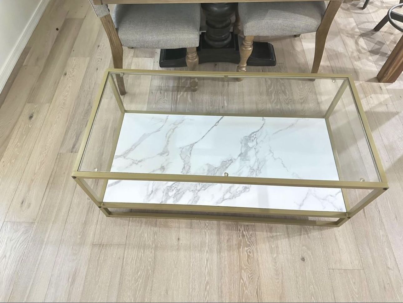 Gold Coffee Table $50