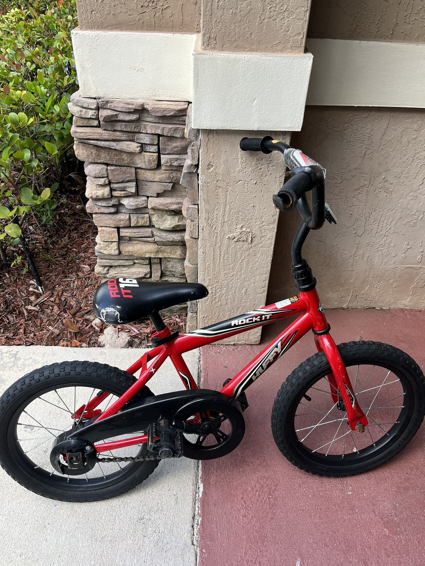 Red Huffy Rock It 16” Kids Bike