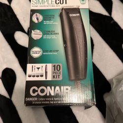 Conair Simple Cut 10 Pc Home Haircutting Kit. 