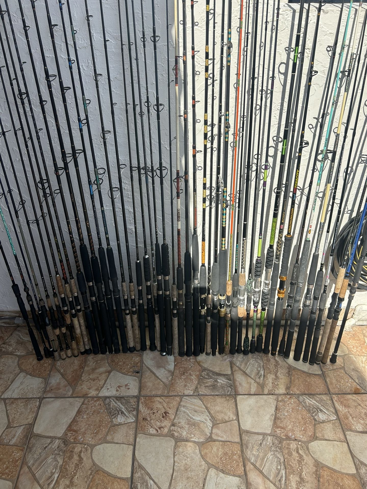 Used Fishing Rods (read description)
