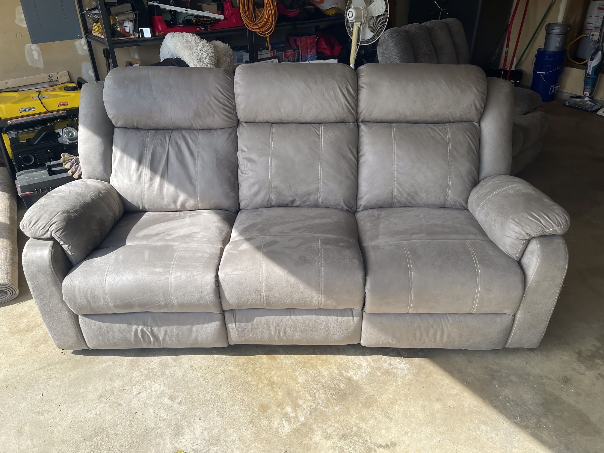 Avalon 82'' Upholstered Reclining Sofa
