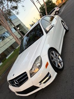 Mercedes-Benz C-Class White Sedan