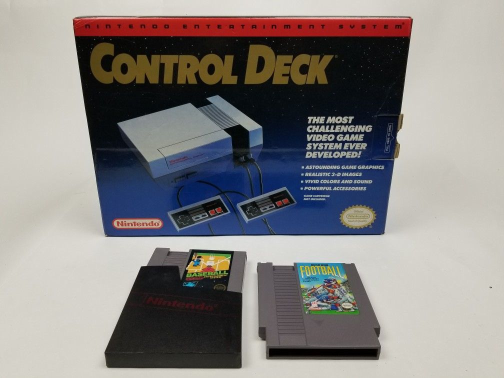 Original Nintendo in the box (control deck version