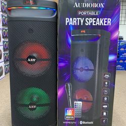 ABX-2010R Dual 10" Party Bluetooth Speaker
