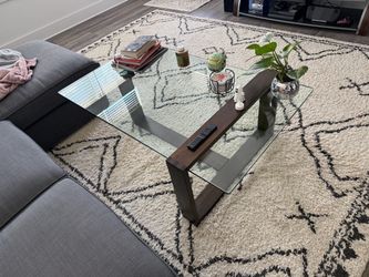 glass coffee table