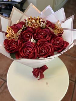 Eternal rose’s bouquet