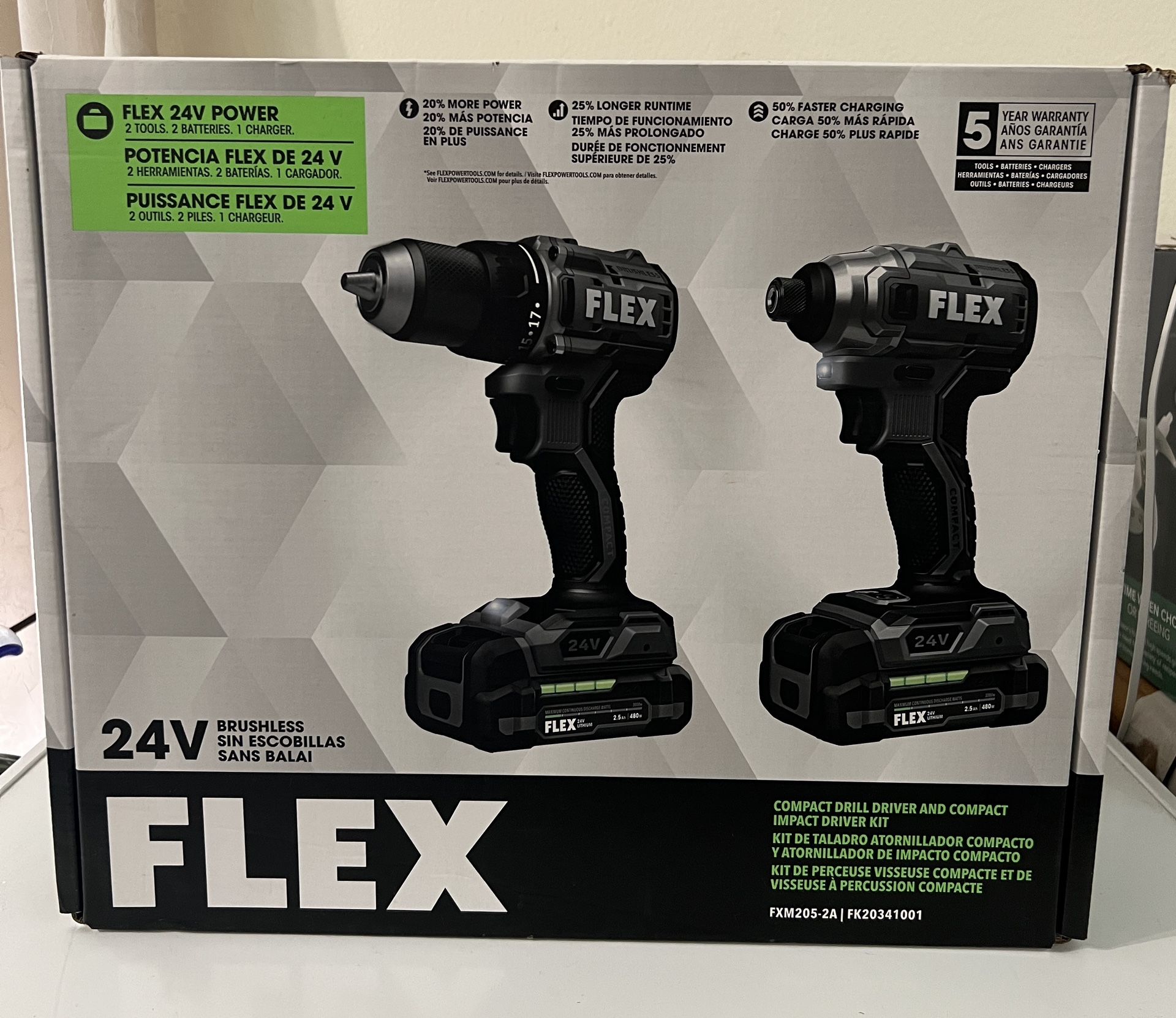 Flex 24V Drill Driver & Impact Driver Kit