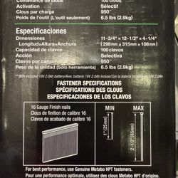 Metabo Nailer