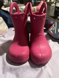 Croc Rain Boots Size 6 Kids