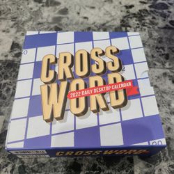TF Publishing 2022 Crossword Puzzles Daily Desktop Calendar 