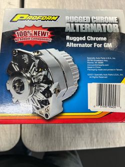 80 amp chrome alternator