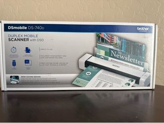 Brother DS-740D Duplex Compact Mobile Document Scanner