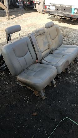 Silverado crew cab back seats