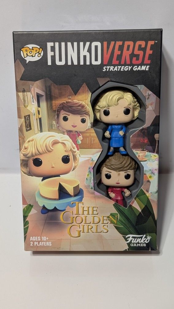 FunkoVerse Strategy Game The Golden Girls Edition Collectible Funko Pop Game