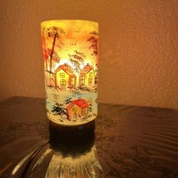 Standing Lamps Made with Camel Skin, Painting, Antique and Vintage style lamp shades, Night Light