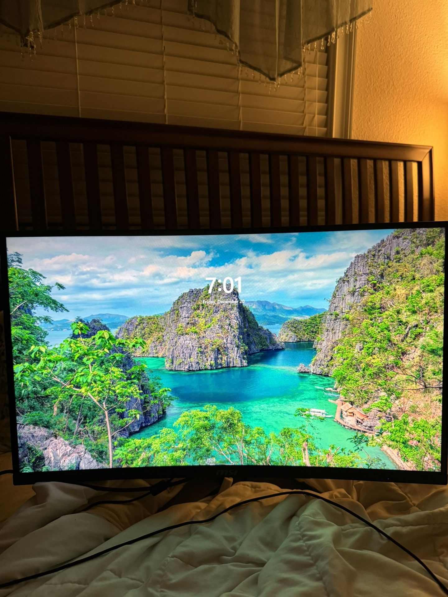 Msi Optix Monitor And Hp Pavilion Pc