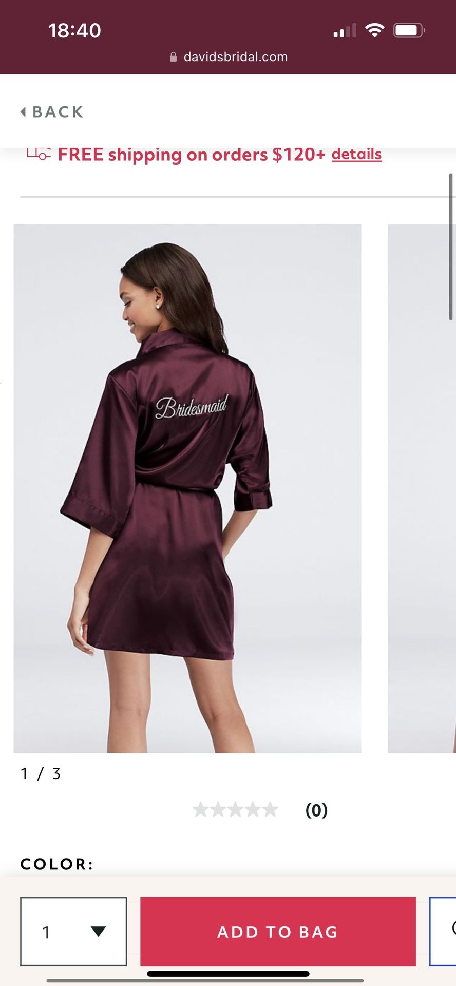 Five bridesmaid Robes