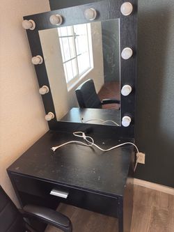 Black vanity