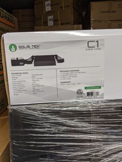 Solis Tek C1 630W CMH Complete Fixture NEW