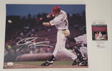 JOSH HAMILTON Signed Cincinnati Reds 11x14 Photo - Autograph - JSA AQ34675
