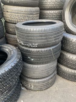 Set of four Used 235/40R18 $280, Brand Goodyear