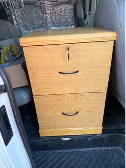 File cabinet with keys