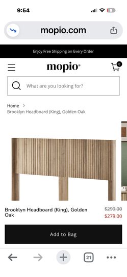 king size headboard! brooklyn style