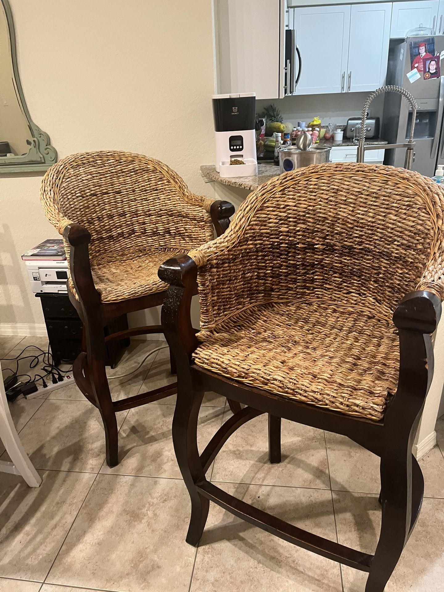 Rattan Bar Stools