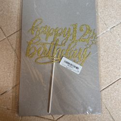 Cake Topper 12th Birthday 