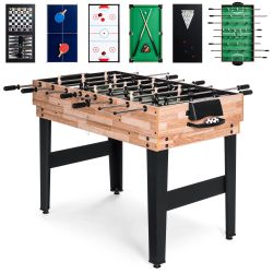 Best Choice Products 2x4ft 10-in-1 Combo Game Table Set W/hockey Foosball Pool And Shuffle Board 11047348