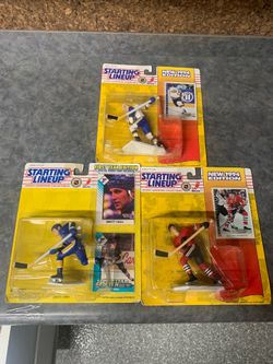 3 Staring Lineup 1994 Brett Hull & Jeremy Roebuck Action Figures