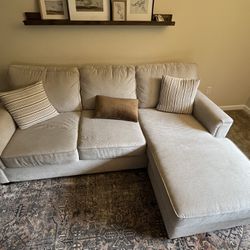 Jordani 91" Fabric Sofa with Reversible Chaise, Created for Macy's