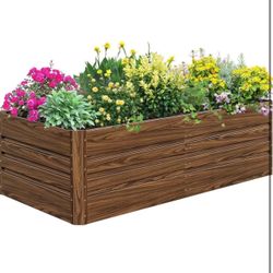 SnugNiture Galvanized Raised Garden Bed 6x3x2FT Outdoor Large Metal 
