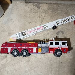 Plastic Toy 30" Firetruck 