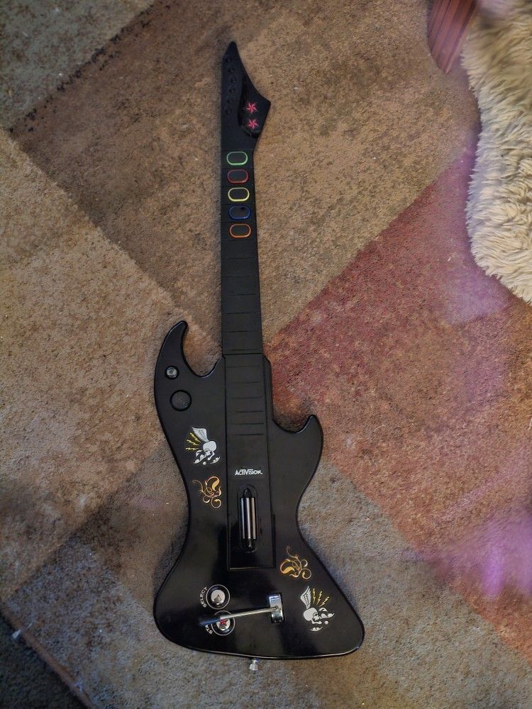 Playstation 3 Ps3 Activision Black Axe Guitar