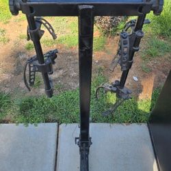 Hitch bike rack.
Your bike