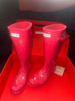Girls Hunter Boots Size 4 Like New