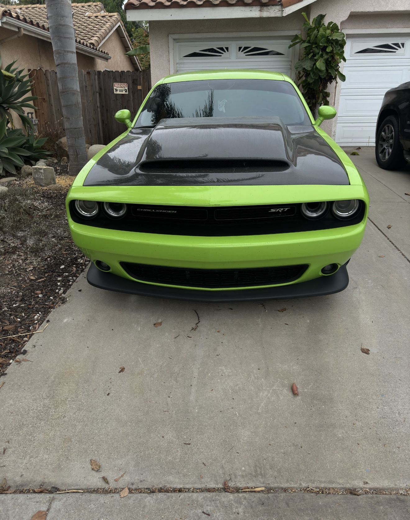 2015-2023 Dodge Challenger Demon Cowl Style Carbon Fiber Hood