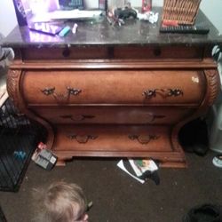 Antique Dresser Marble Top