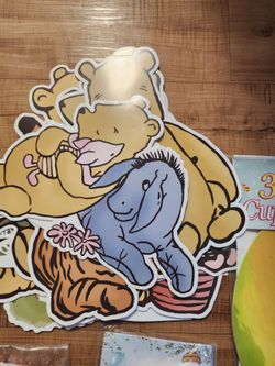 Vintage winnie the pooh theme decoration