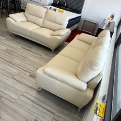 COMFY NEW VALENCIA SOFA AND LOVESEAT SET ON SALE ONLY $699. IN STOCK SAME DAY DELIVERY 🚚 EASY FINANCING 