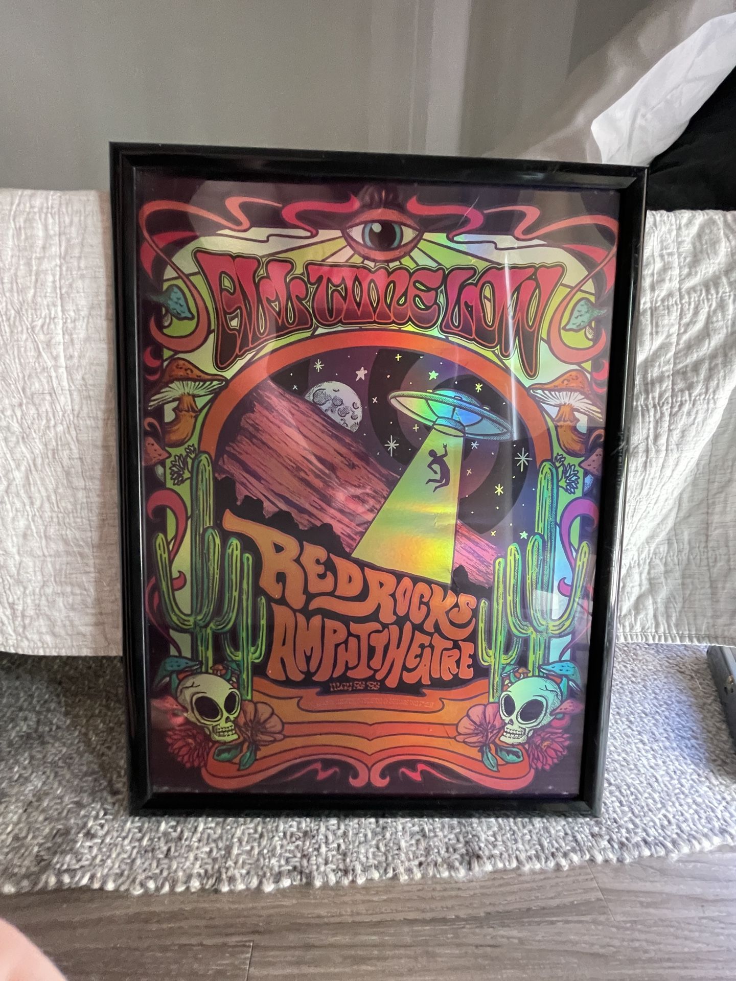 All Time Low Red Rocks Poster