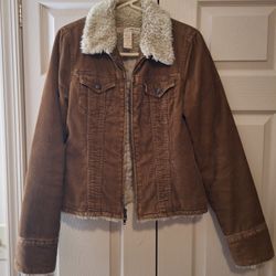 Abercrombie & Fitch Brown Corduroy Jacket