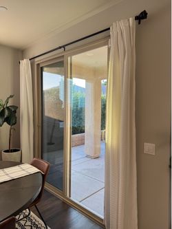 Curtains and Rod